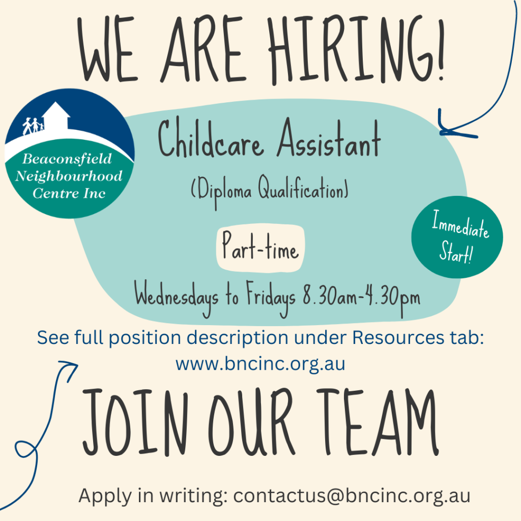 We're Hiring Join Our Team - Childcare