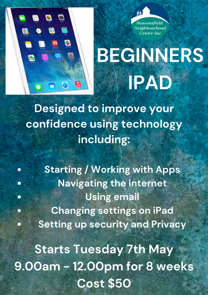 Beginners iPad Term 2 2024